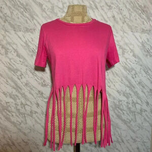 5 for $25 | American Apparel  Fringe Top Pink Size Medium